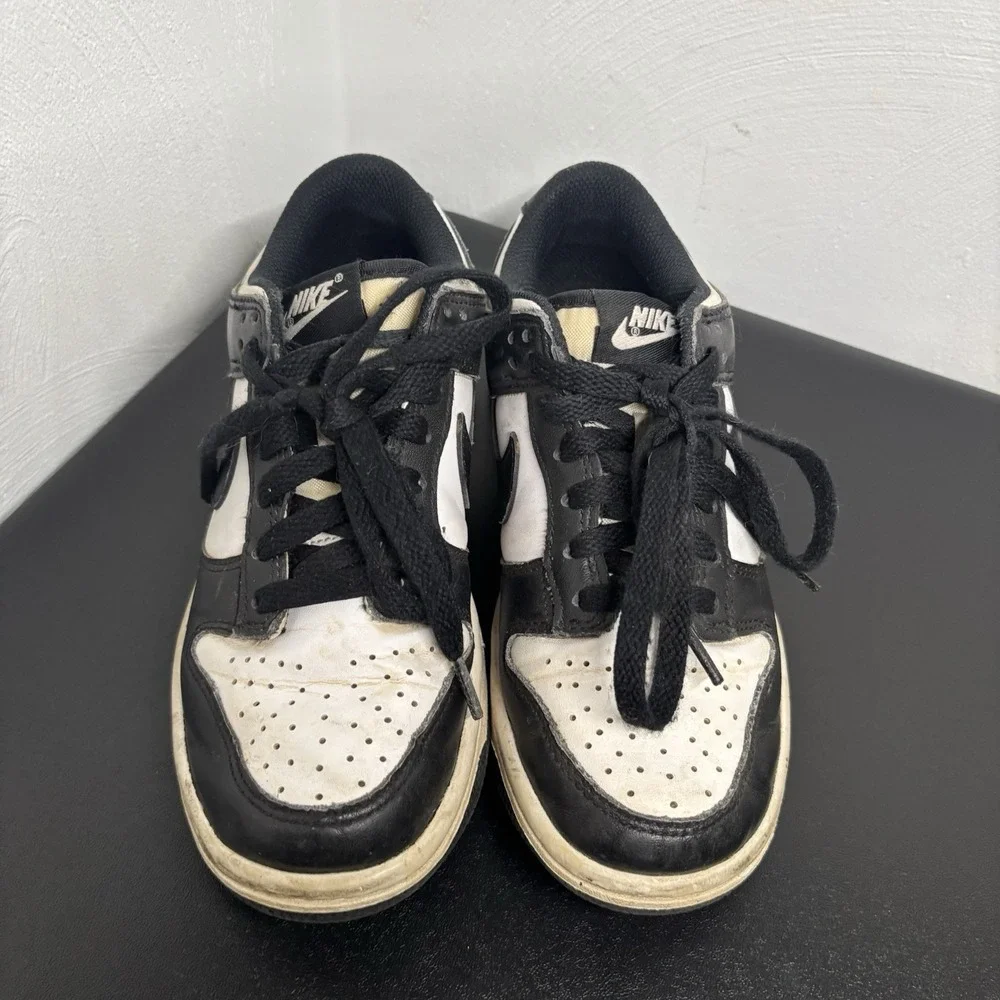 Nike Dunk Low Black White Panda‎ Sneakers Shoes 3.5Y CW1590-100 Casual Kids Mens